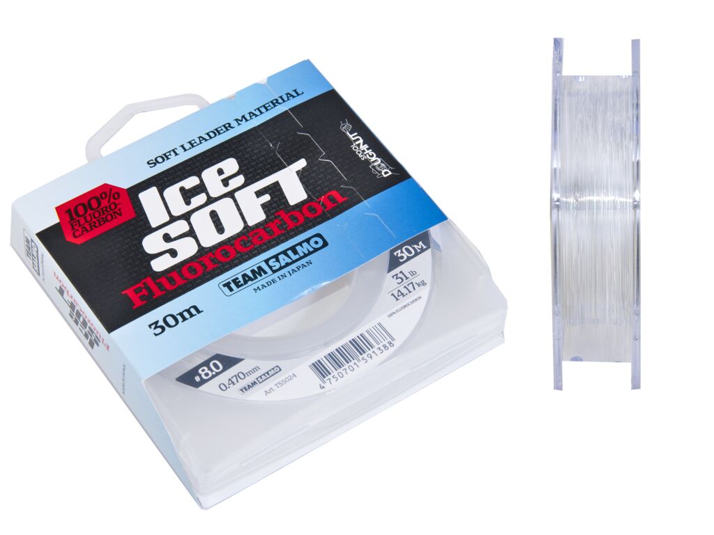 фото Леска монофильная team salmo ice soft fluorocarbon 030/047