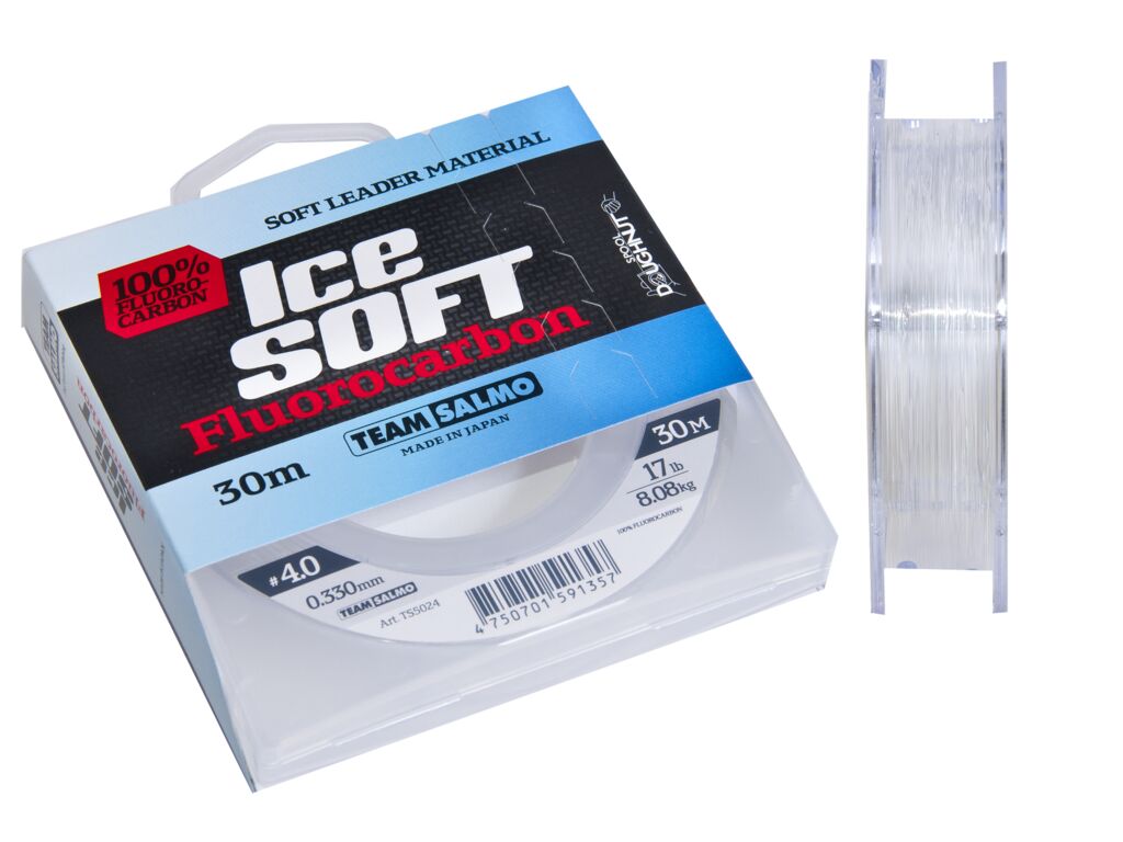 фото Леска монофильная team salmo ice soft fluorocarbon 030/033