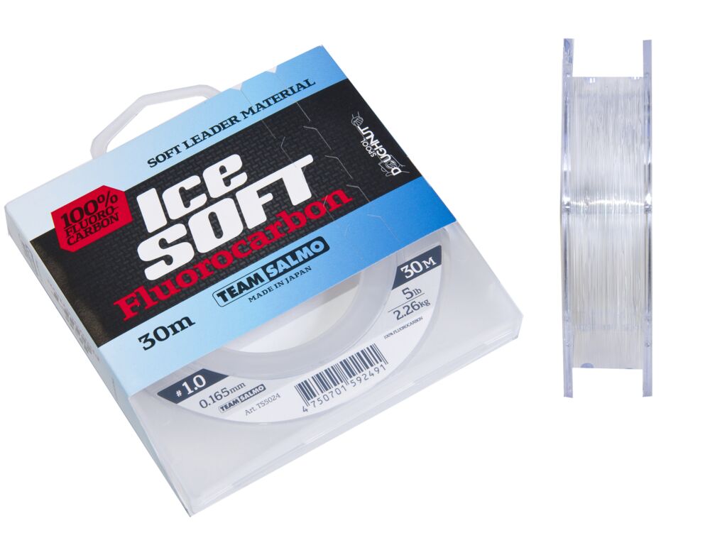 фото Леска монофильная team salmo ice soft fluorocarbon 030/016