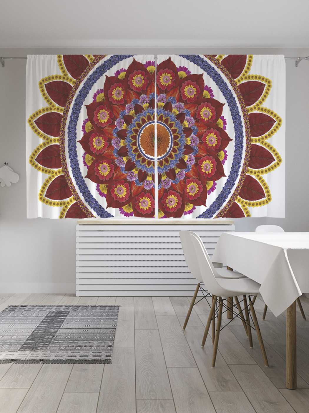 Шторы JoyArty с фотопечатью "Мандала солнце" из сатена, 290х180 см, Мандала солнце 
Шторы JoyArty с фотопечатью "Мандала солнце" из сатена, 290х180 см, Мандала солнце