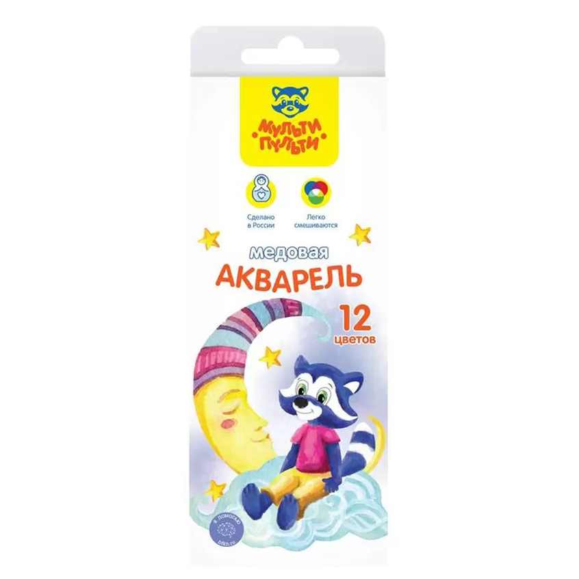 Акварель Мульти-Пульти Енот в сказке медовая 12 цветов, Белый;бордовый;желтый;зеленый;коричневый;красный;оранжевый;синий;черный
Акварель Мульти-Пульти Енот в сказке медовая 12 цветов, Белый;бордовый;желтый;зеленый;коричневый;красный;оранжевый;синий;черный