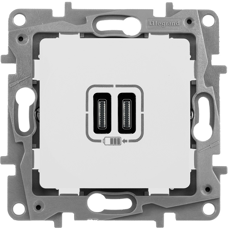 LEGRAND Etika 672235 розетка двойная USB с/у белая, Белый, LEGRAND Etika 672235 розетка двойная USB с/у белая
LEGRAND Etika 672235 розетка двойная USB с/у белая, Белый, LEGRAND Etika 672235 розетка двойная USB с/у белая
