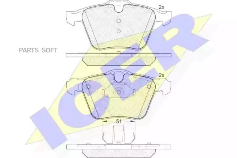 Колодки Передние Ford S-Max/Galaxy / Volvo S60/S80/V60/V70/Xc70 Icer 181805 Icer арт. 1818
Колодки Передние Ford S-Max/Galaxy / Volvo S60/S80/V60/V70/Xc70 Icer 181805 Icer арт. 1818