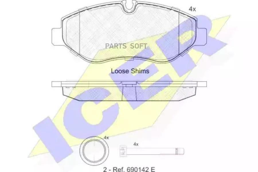 Колодки Передние Mb W639/3/5t-Sprinter/Vw Crafter 30-50/Type Brembo Icer 141786 Icer арт.
Колодки Передние Mb W639/3/5t-Sprinter/Vw Crafter 30-50/Type Brembo Icer 141786 Icer арт.