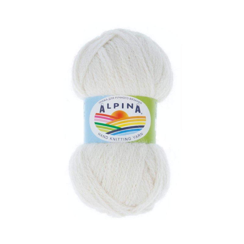 Alpina Alpaca Trenza, 90% альпака, 10% полиамид, 4х50 г, 150 м+-8 м, №01, белый, натуральн
Alpina Alpaca Trenza, 90% альпака, 10% полиамид, 4х50 г, 150 м+-8 м, №01, белый, натуральн
