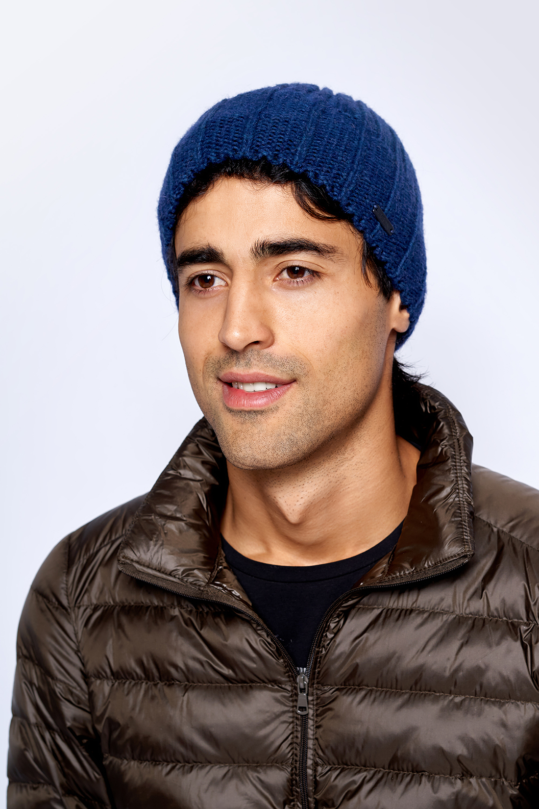 фото Шапка бини мужская baon b849520 deep navy, р.58