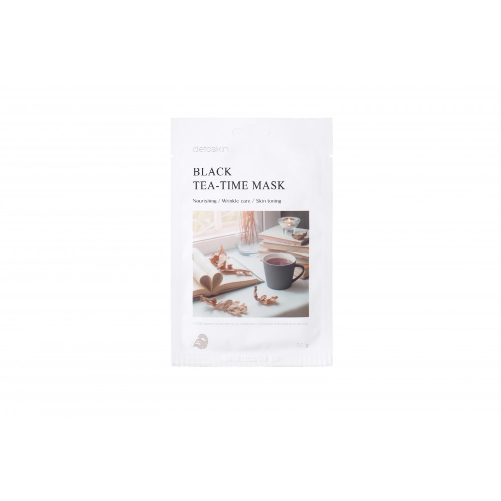 Тканевая маска detoskin BLACK TEA-TIME MASK с экстрактом черного чая, 5шт, detoskin BLACK TEA-TIME MASK - 5шт.
Тканевая маска detoskin BLACK TEA-TIME MASK с экстрактом черного чая, 5шт, detoskin BLACK TEA-TIME MASK - 5шт.
