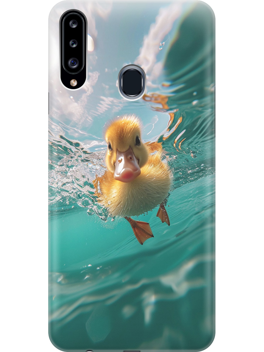 Силиконовый чехол на Samsung Galaxy A20s с принтом "Подводный утенок", Прозрачный;голубой;желтый, 722003312
Силиконовый чехол на Samsung Galaxy A20s с принтом "Подводный утенок", Прозрачный;голубой;желтый, 722003312