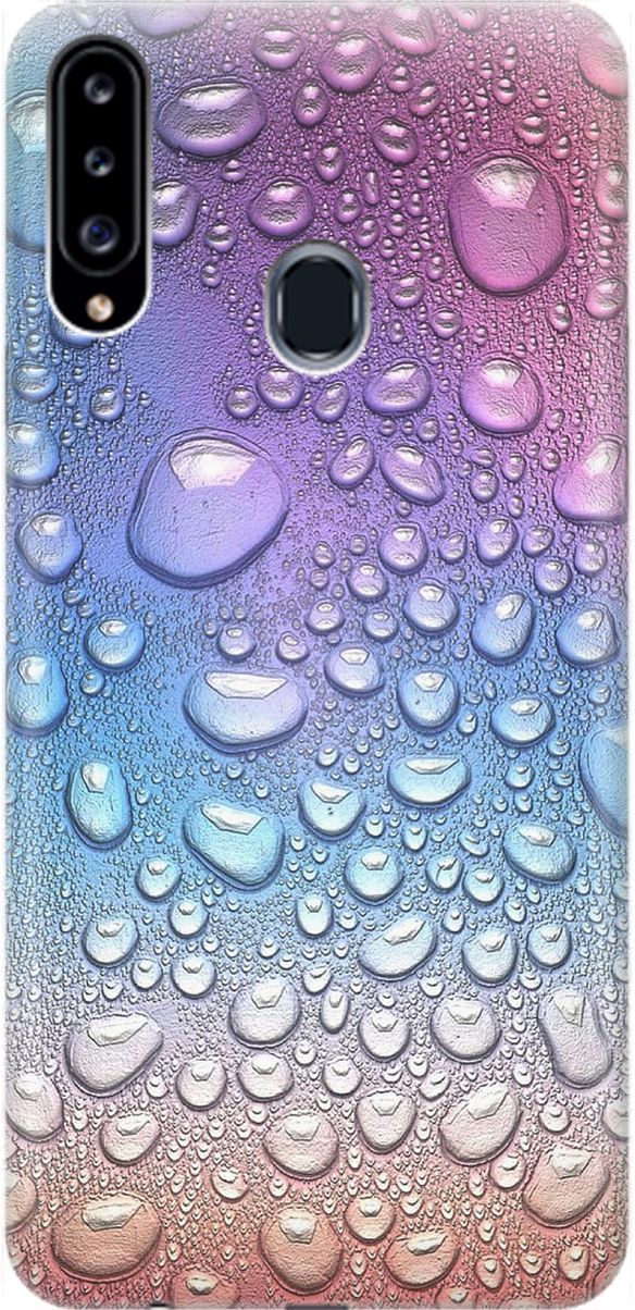 Силиконовый чехол на Samsung Galaxy A20s с принтом "Множество капель", Синий;фиолетовый, 1532
Силиконовый чехол на Samsung Galaxy A20s с принтом "Множество капель", Синий;фиолетовый, 1532