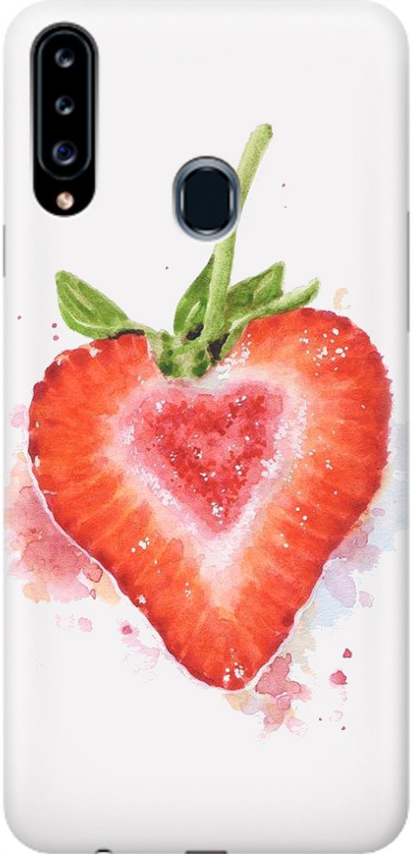 Силиконовый чехол на Samsung Galaxy A20s с принтом "Акварельная клубничка", Белый;красный, 1968
Силиконовый чехол на Samsung Galaxy A20s с принтом "Акварельная клубничка", Белый;красный, 1968