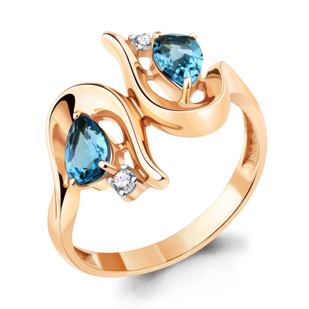 Кольцо из серебра с топазом\фианитом Aquamarine Aquamarine 6957008А_925_з р. 17, 6957008А_925_з
Кольцо из серебра с топазом\фианитом Aquamarine Aquamarine 6957008А_925_з р. 17, 6957008А_925_з