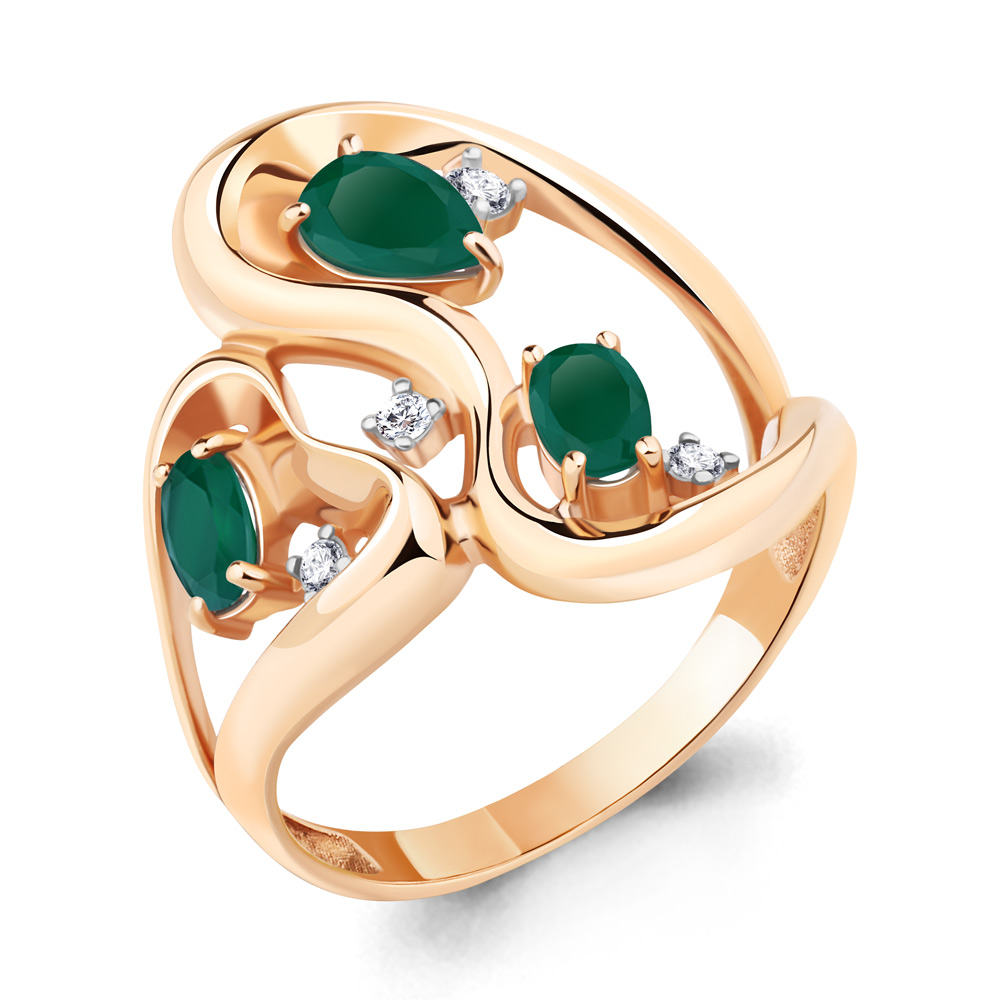 Кольцо из серебра с агатом\фианитом Aquamarine Aquamarine 6956909А_925_з р. 18, 6956909А_925_з
Кольцо из серебра с агатом\фианитом Aquamarine Aquamarine 6956909А_925_з р. 18, 6956909А_925_з