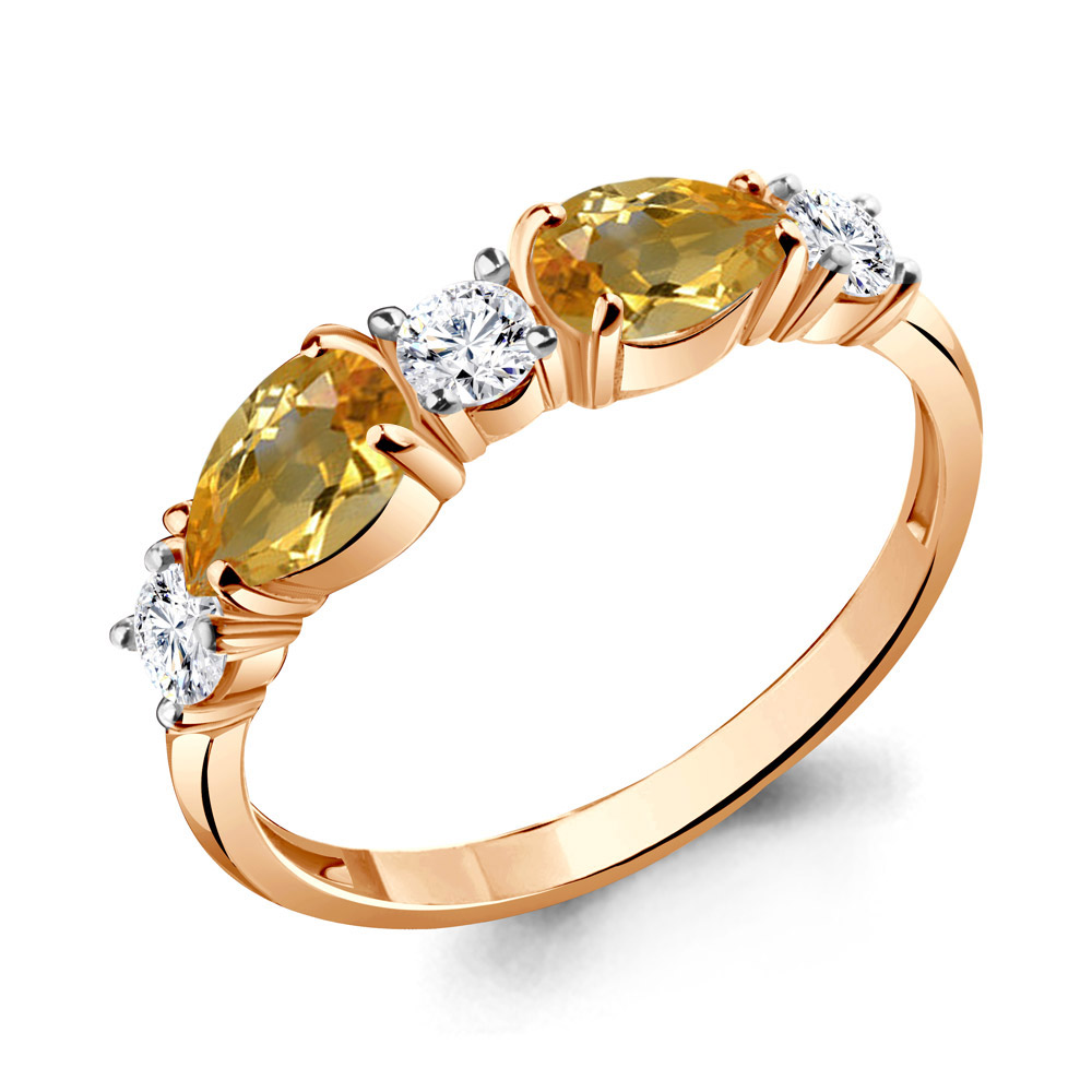 Кольцо из серебра с цитрином\фианитом Aquamarine Aquamarine 6956506А_925_з р. 17,5, 6956506А_925_з
Кольцо из серебра с цитрином\фианитом Aquamarine Aquamarine 6956506А_925_з р. 17,5, 6956506А_925_з
