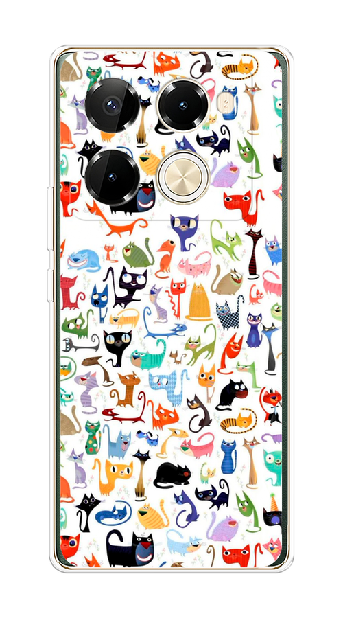 Чехол на Infinix Note 40 Pro 5G/Note 40 Pro Plus "Цветные коты", Разноцветный, 3106050-1
Чехол на Infinix Note 40 Pro 5G/Note 40 Pro Plus "Цветные коты", Разноцветный, 3106050-1