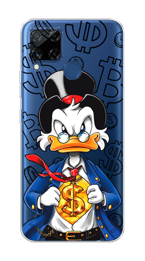 Чехол на Oppo Realme C15 "Scrooge Goldman", Черный;белый;синий, 255050-1 
Чехол на Oppo Realme C15 "Scrooge Goldman", Черный;белый;синий, 255050-1