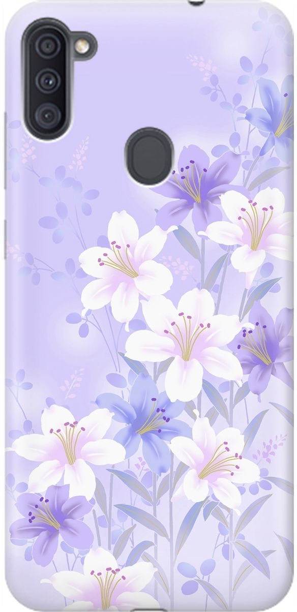 Чехол на Samsung Galaxy A11/M11 с принтом "Лилии на фиолетовом", Белый;фиолетовый, 1529
Чехол на Samsung Galaxy A11/M11 с принтом "Лилии на фиолетовом", Белый;фиолетовый, 1529