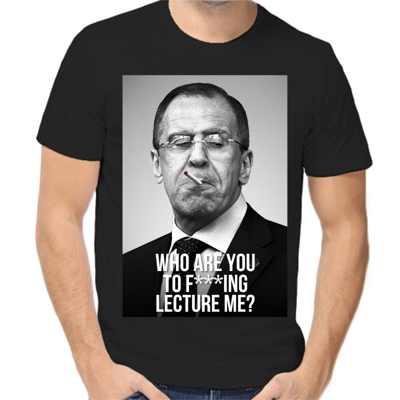 Футболка мужская черная 56 р-р Лавров who are you to f lecture me, Черный, fm_who_are_you_to
Футболка мужская черная 56 р-р Лавров who are you to f lecture me, Черный, fm_who_are_you_to