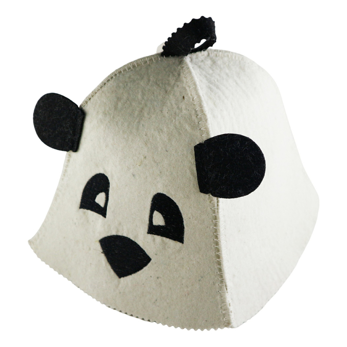 фото Шапка банная ruшеr панда с ушками детская