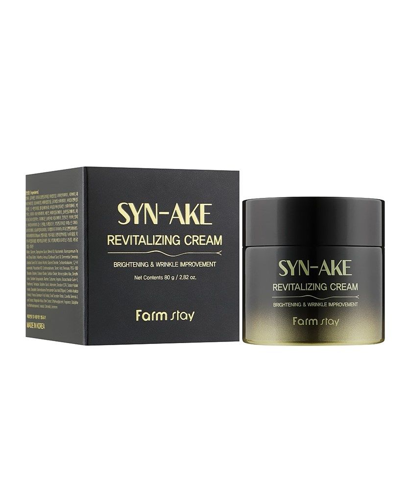 Крем для лица FarmStay Syn-Ake Revitalizing Cream с пептидом змеиного яда 80 г
Крем для лица FarmStay Syn-Ake Revitalizing Cream с пептидом змеиного яда 80 г