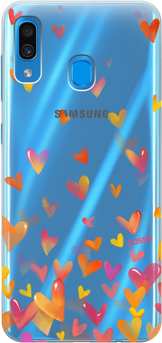 Чехол на Samsung Galaxy A20/A30 с принтом "Flying Hearts" прозрачный, Прозрачный;желтый, 681
Чехол на Samsung Galaxy A20/A30 с принтом "Flying Hearts" прозрачный, Прозрачный;желтый, 681