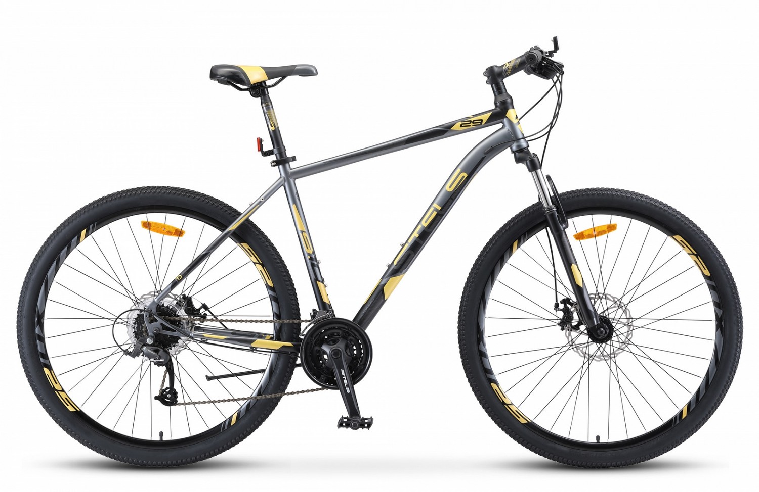 Велосипед горный Stels Navigator 910 MD 29" V010 рама 20,5" черно-золотистый, Черный;золотистый
Велосипед горный Stels Navigator 910 MD 29" V010 рама 20,5" черно-золотистый, Черный;золотистый