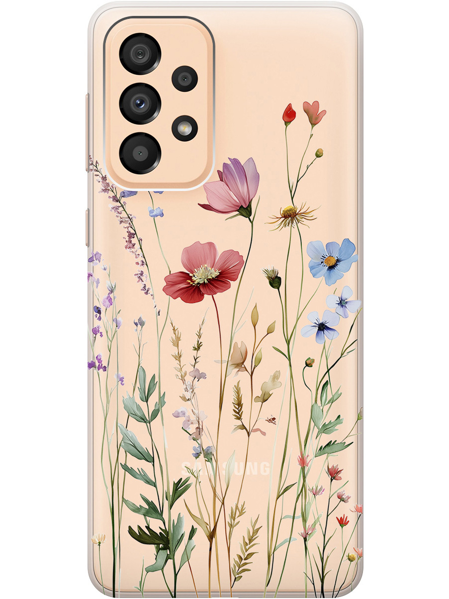Силиконовый чехол на Samsung Galaxy A33 5G с принтом "Милые цветочки" прозрачный, Прозрачный;зеленый;красный, 740132923
Силиконовый чехол на Samsung Galaxy A33 5G с принтом "Милые цветочки" прозрачный, Прозрачный;зеленый;красный, 740132923