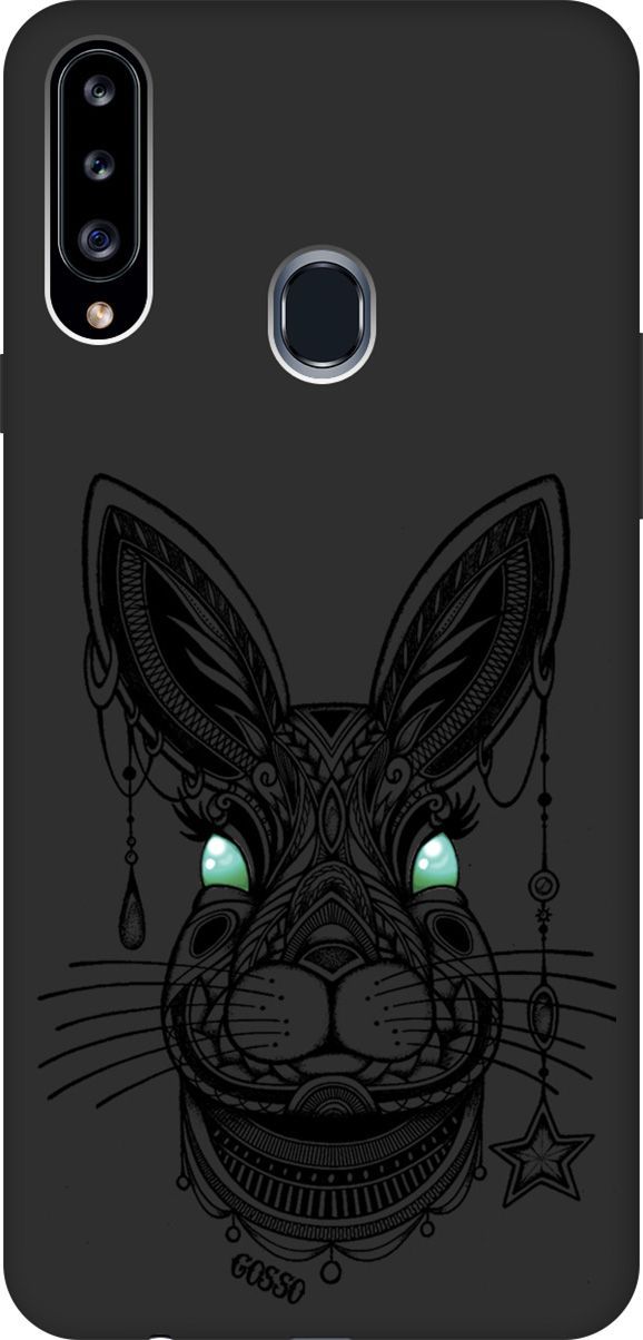 Матовый чехол на Samsung Galaxy A20s с принтом "Grand Rabbit" черный, Черный;голубой, 614
Матовый чехол на Samsung Galaxy A20s с принтом "Grand Rabbit" черный, Черный;голубой, 614