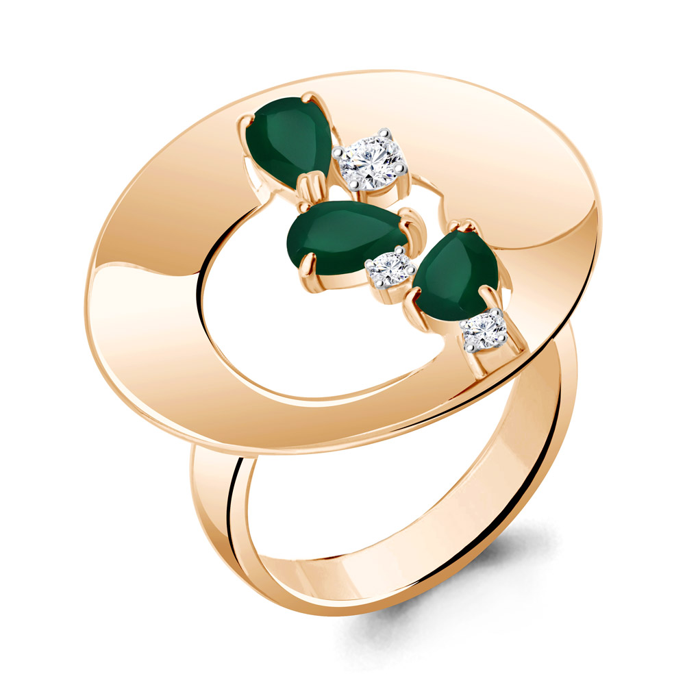 Кольцо из серебра с агатом\фианитом Aquamarine Aquamarine 6953909А_925_з р, 6953909А_925_з
Кольцо из серебра с агатом\фианитом Aquamarine Aquamarine 6953909А_925_з р, 6953909А_925_з