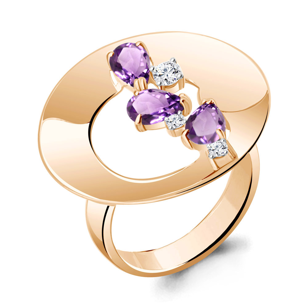 Кольцо из серебра с аметистом\фианитом Aquamarine Aquamarine 6953904А_925_з р. 21, 6953904А_925_з
Кольцо из серебра с аметистом\фианитом Aquamarine Aquamarine 6953904А_925_з р. 21, 6953904А_925_з
