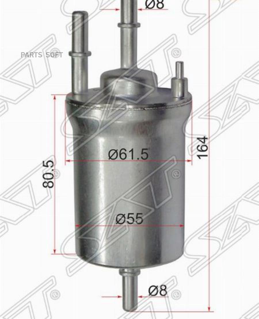 Фильтр Топливный Audi A1 10-/Skoda Octavia 04-/Volkswagen Passat 05- 1Шт SAT ST1K0201051K
Фильтр Топливный Audi A1 10-/Skoda Octavia 04-/Volkswagen Passat 05- 1Шт SAT ST1K0201051K