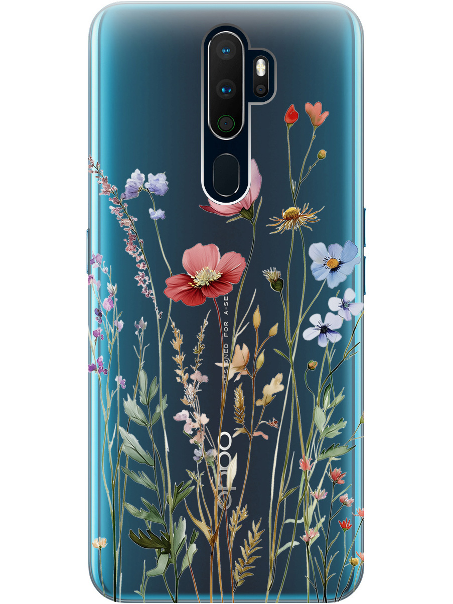 Силиконовый чехол на Oppo A5 (2020) / A9 (2020) с принтом "Милые цветочки" прозрачный, Прозрачный;зеленый;красный, 726151323
Силиконовый чехол на Oppo A5 (2020) / A9 (2020) с принтом "Милые цветочки" прозрачный, Прозрачный;зеленый;красный, 726151323