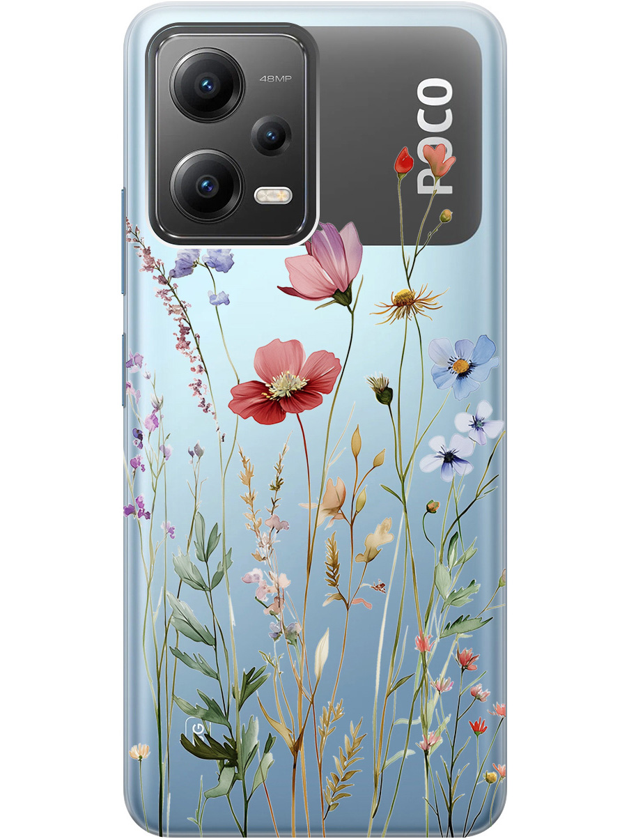 Силиконовый чехол на Xiaomi Poco X5 5G с принтом "Милые цветочки" прозрачный, Прозрачный;зеленый;красный, 767959623
Силиконовый чехол на Xiaomi Poco X5 5G с принтом "Милые цветочки" прозрачный, Прозрачный;зеленый;красный, 767959623