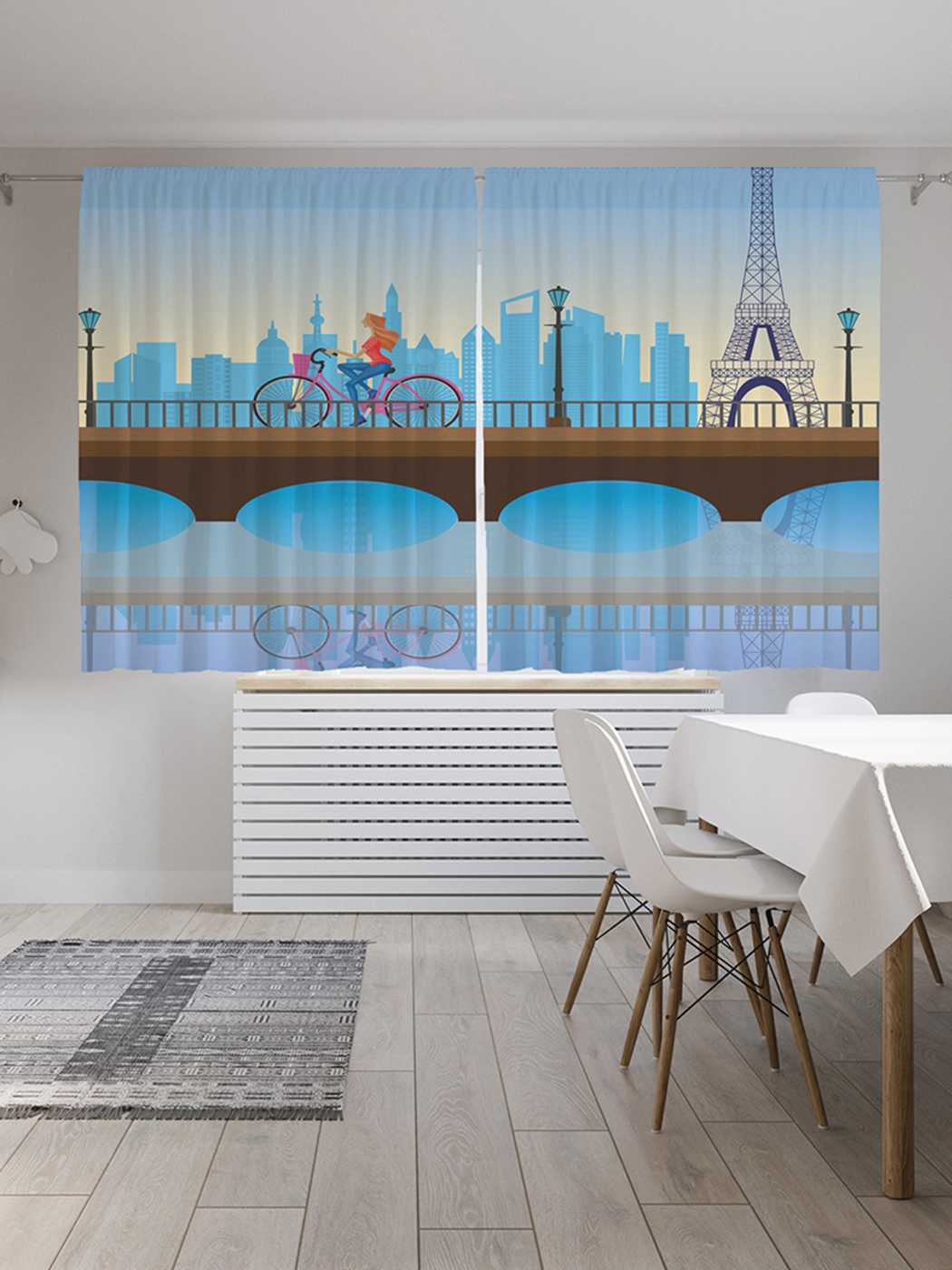 Классические шторы JoyArty "По парижскому мосту", серия Oxford DeLux, 2 полотна 145x180 см, По парижскому мосту
Классические шторы JoyArty "По парижскому мосту", серия Oxford DeLux, 2 полотна 145x180 см, По парижскому мосту