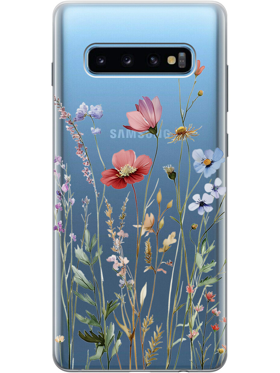 Силиконовый чехол на Samsung Galaxy S10+ с принтом "Милые цветочки" прозрачный, Прозрачный;зеленый;красный, 720461123
Силиконовый чехол на Samsung Galaxy S10+ с принтом "Милые цветочки" прозрачный, Прозрачный;зеленый;красный, 720461123
