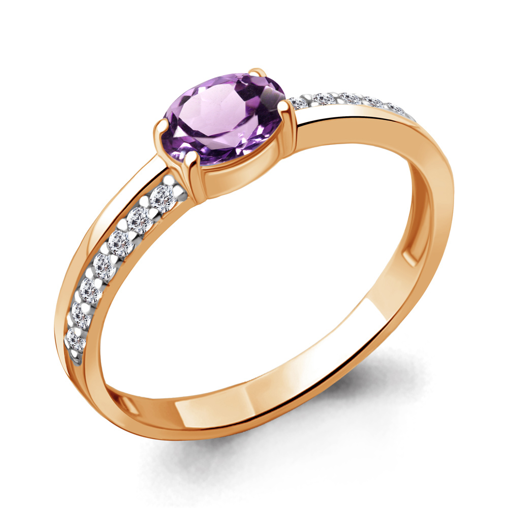 Кольцо из серебра с аметистом\фианитом Aquamarine Aquamarine 6953004А_925_з р. 17, 6953004А_925_з
Кольцо из серебра с аметистом\фианитом Aquamarine Aquamarine 6953004А_925_з р. 17, 6953004А_925_з