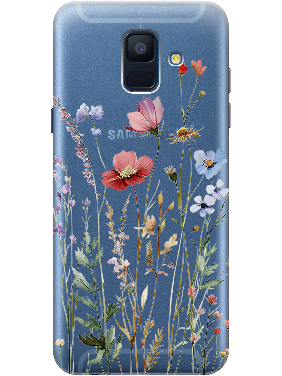 Силиконовый чехол на Samsung Galaxy A6 (2018) с принтом "Милые цветочки" прозрачный, Прозрачный;зеленый;красный, 717872023
Силиконовый чехол на Samsung Galaxy A6 (2018) с принтом "Милые цветочки" прозрачный, Прозрачный;зеленый;красный, 717872023