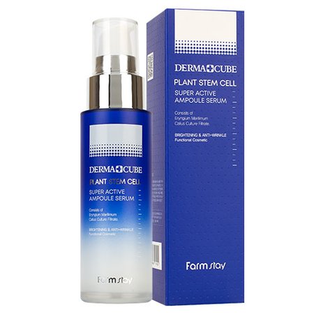 Сыворотка для лица FarmStay DermaCube Plant Stem Cell Super Active Ampoule Serum
Сыворотка для лица FarmStay DermaCube Plant Stem Cell Super Active Ampoule Serum