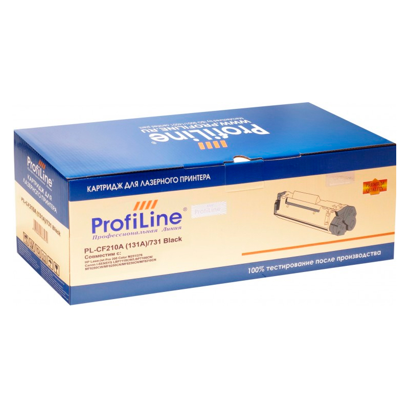 Картридж для лазерного принтера Profiline (PL-CF210A/CB540A/716/731) черный, совместимый
Картридж для лазерного принтера Profiline (PL-CF210A/CB540A/716/731) черный, совместимый