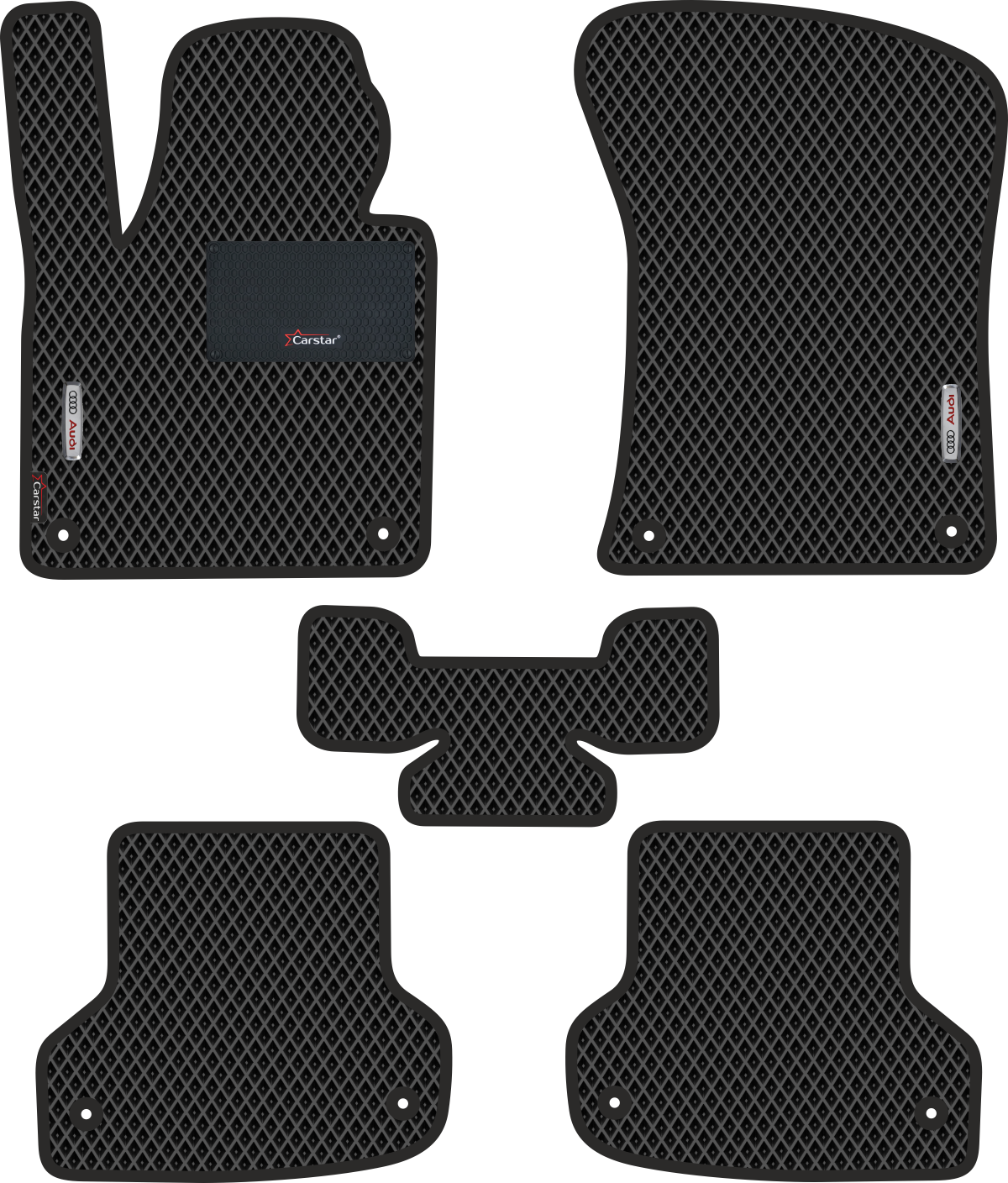 Комплект ковриков Kupi-Kovrik EVA для Audi A3 II (2003-2012), чёрный,подпятник,2 эмблемы
Комплект ковриков Kupi-Kovrik EVA для Audi A3 II (2003-2012), чёрный,подпятник,2 эмблемы