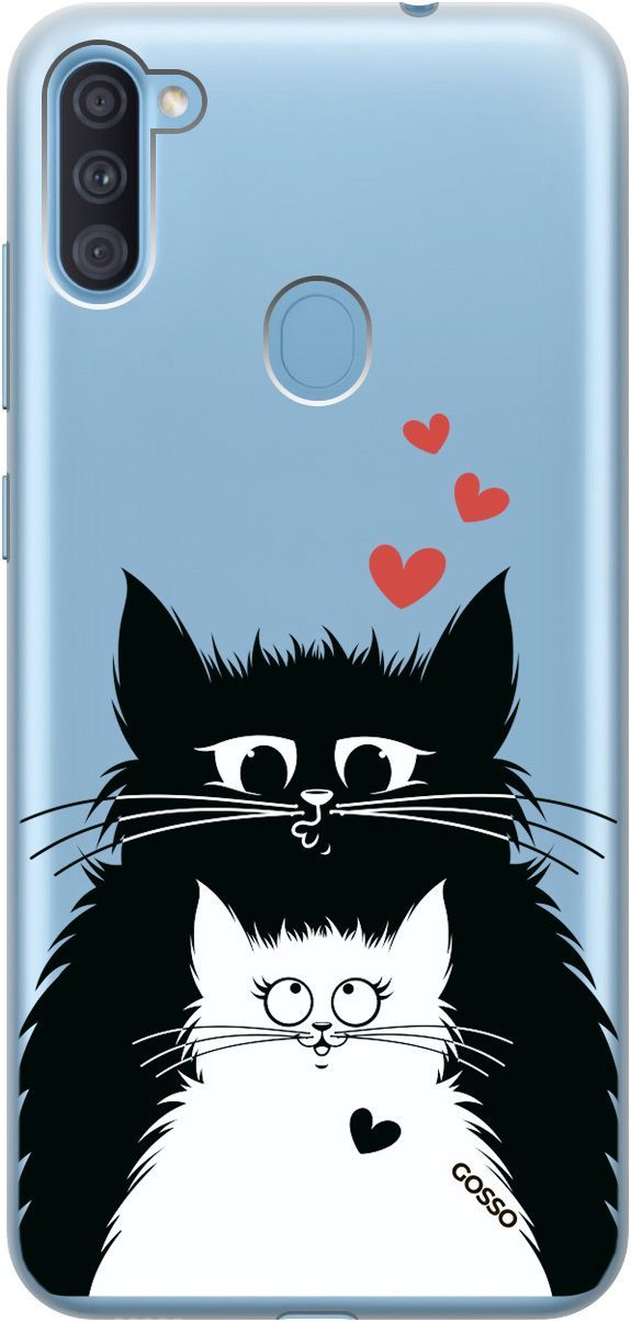 Чехол на Samsung Galaxy A11/M11 с принтом "Cats in Love" прозрачный, Прозрачный;белый, 116
Чехол на Samsung Galaxy A11/M11 с принтом "Cats in Love" прозрачный, Прозрачный;белый, 116