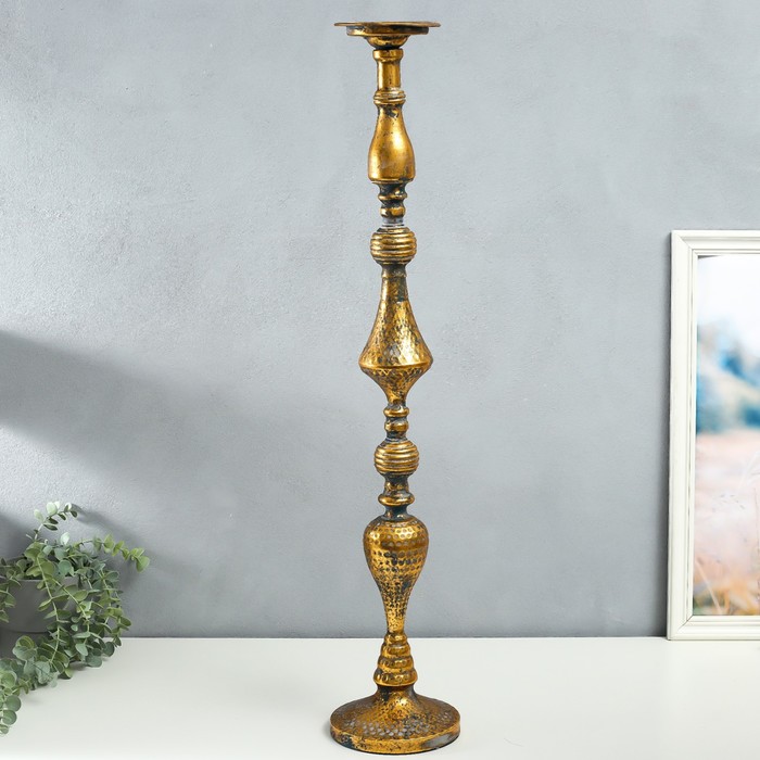 Подсвечник металл на 1 свечу "Микелле" состаренная бронза 15х15х81,5 см, Золотистый
Подсвечник металл на 1 свечу "Микелле" состаренная бронза 15х15х81,5 см, Золотистый