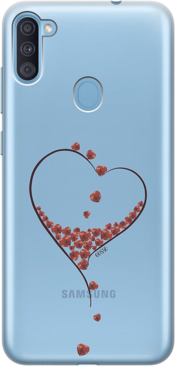Чехол на Samsung Galaxy A11/M11 с принтом "Little hearts" прозрачный, Прозрачный;черный, 116
Чехол на Samsung Galaxy A11/M11 с принтом "Little hearts" прозрачный, Прозрачный;черный, 116