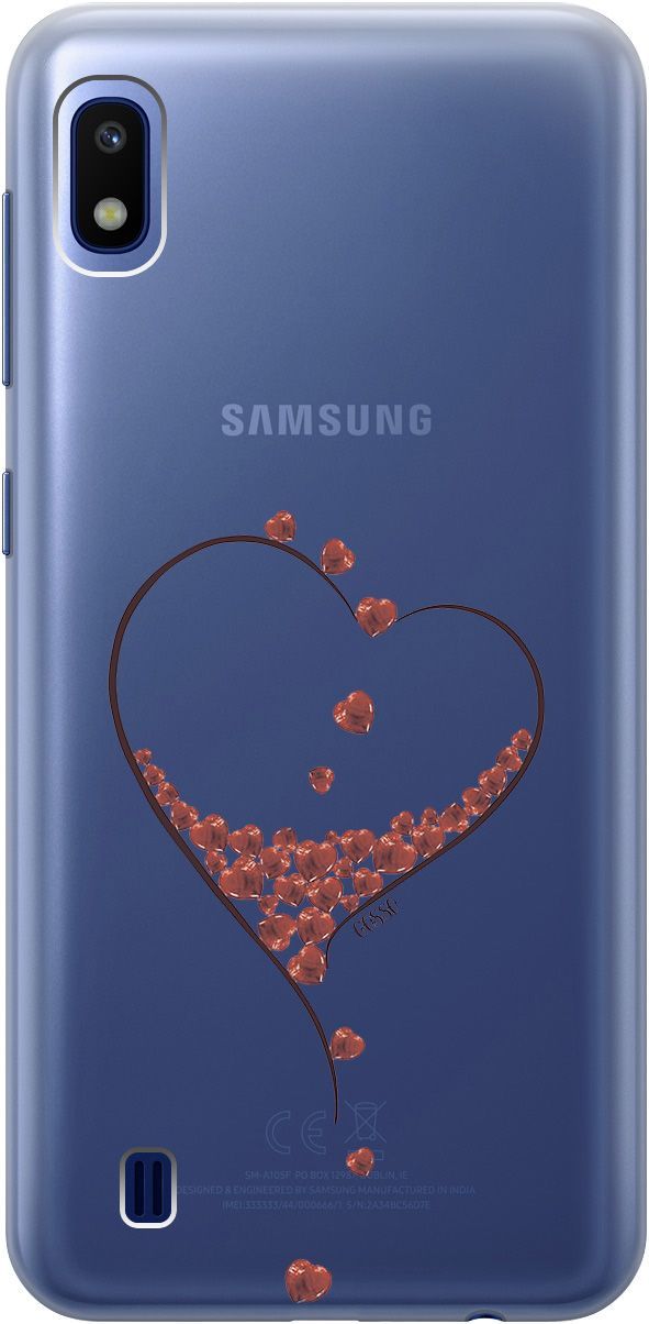 Силиконовый чехол на Samsung Galaxy A10 с принтом "Little hearts" прозрачный, Прозрачный;черный, 0
Силиконовый чехол на Samsung Galaxy A10 с принтом "Little hearts" прозрачный, Прозрачный;черный, 0