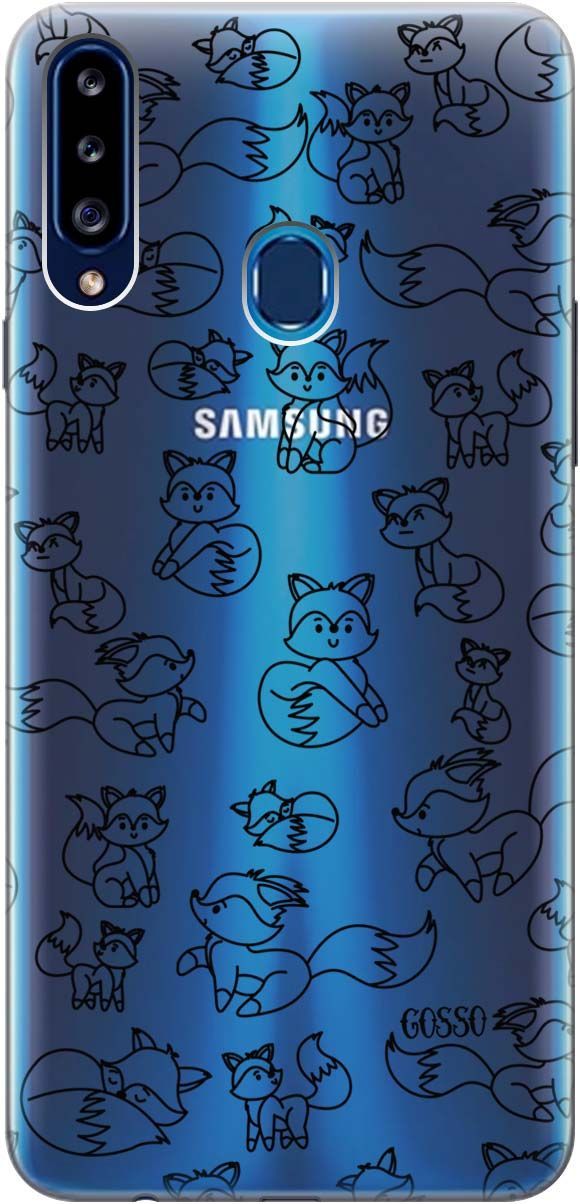 Силиконовый чехол на Samsung Galaxy A20s с принтом "Funny Foxes" прозрачный, Прозрачный;черный, 0
Силиконовый чехол на Samsung Galaxy A20s с принтом "Funny Foxes" прозрачный, Прозрачный;черный, 0