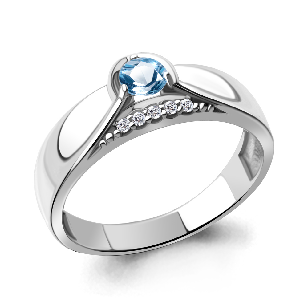 Кольцо из серебра с топазом\фианитом Aquamarine Aquamarine 6952005А_925_р р. 17,5, 6952005А_925_р
Кольцо из серебра с топазом\фианитом Aquamarine Aquamarine 6952005А_925_р р. 17,5, 6952005А_925_р