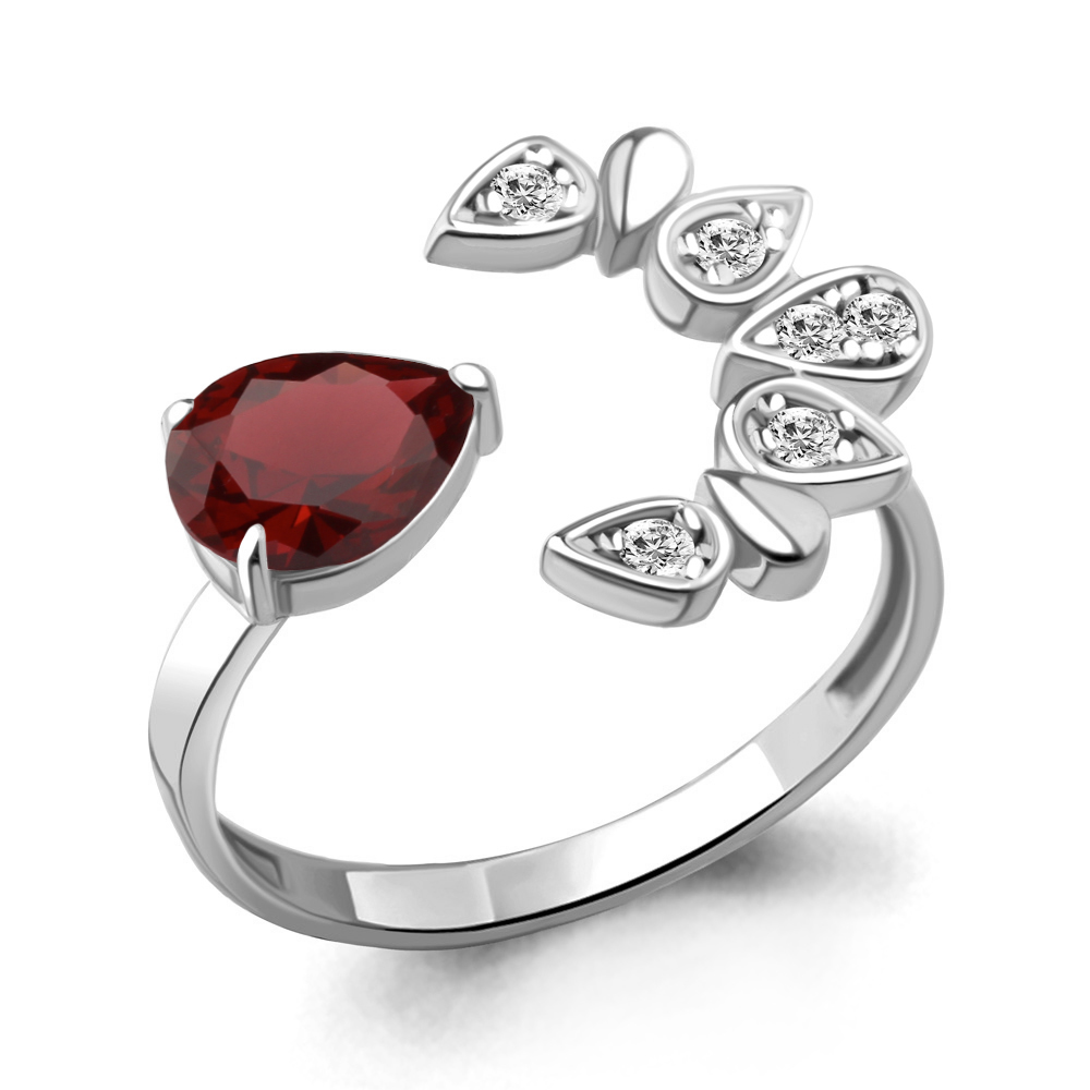 Кольцо из серебра с гранатом Aquamarine Aquamarine 6951103А_925_р р. 19, 6951103А_925_р
Кольцо из серебра с гранатом Aquamarine Aquamarine 6951103А_925_р р. 19, 6951103А_925_р
