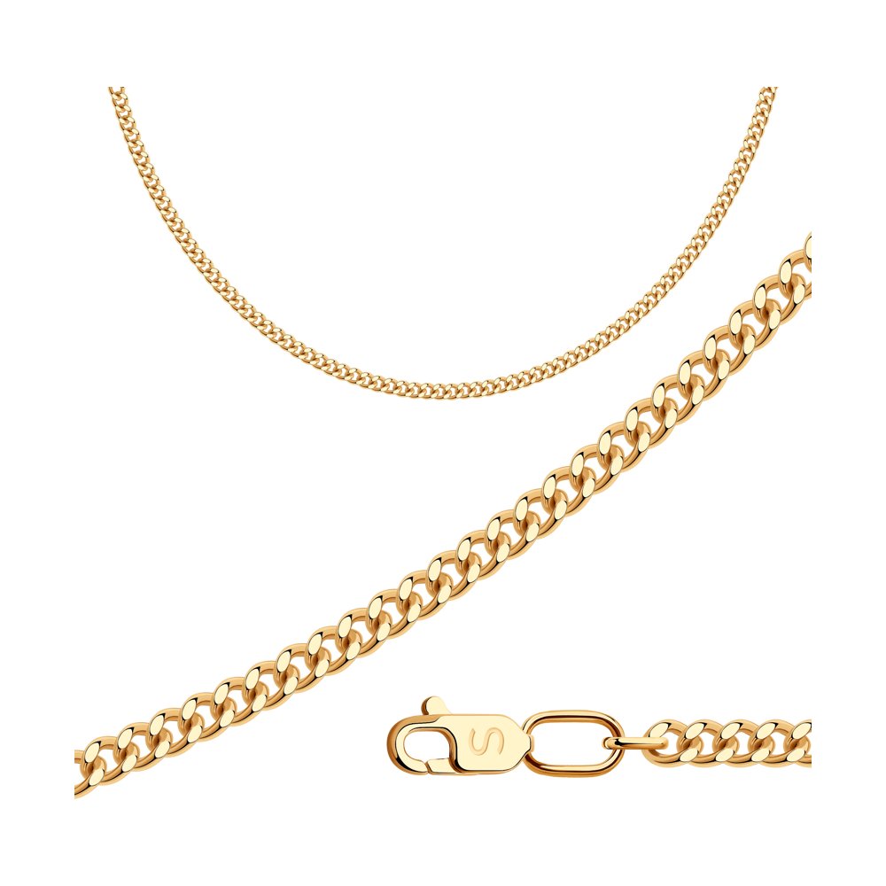 Цепочка из красного золота 45 см SOKOLOV 582040802, 582040802 
Цепочка из красного золота 45 см SOKOLOV 582040802, 582040802