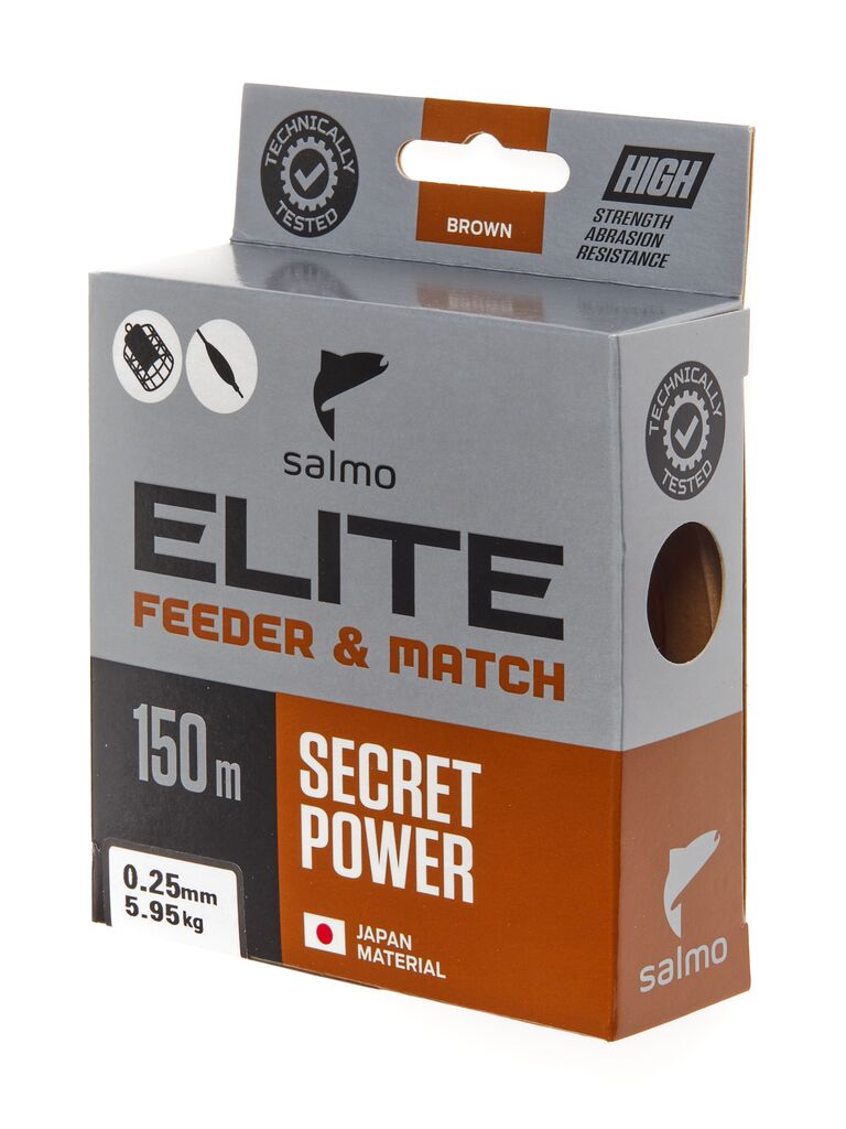 Леска монофильная Salmo Elite Feeder & Match 0,25 мм, 150 м, 5,95 кг, brown, Коричневый, Elite Feeder & Match
Леска монофильная Salmo Elite Feeder & Match 0,25 мм, 150 м, 5,95 кг, brown, Коричневый, Elite Feeder & Match
