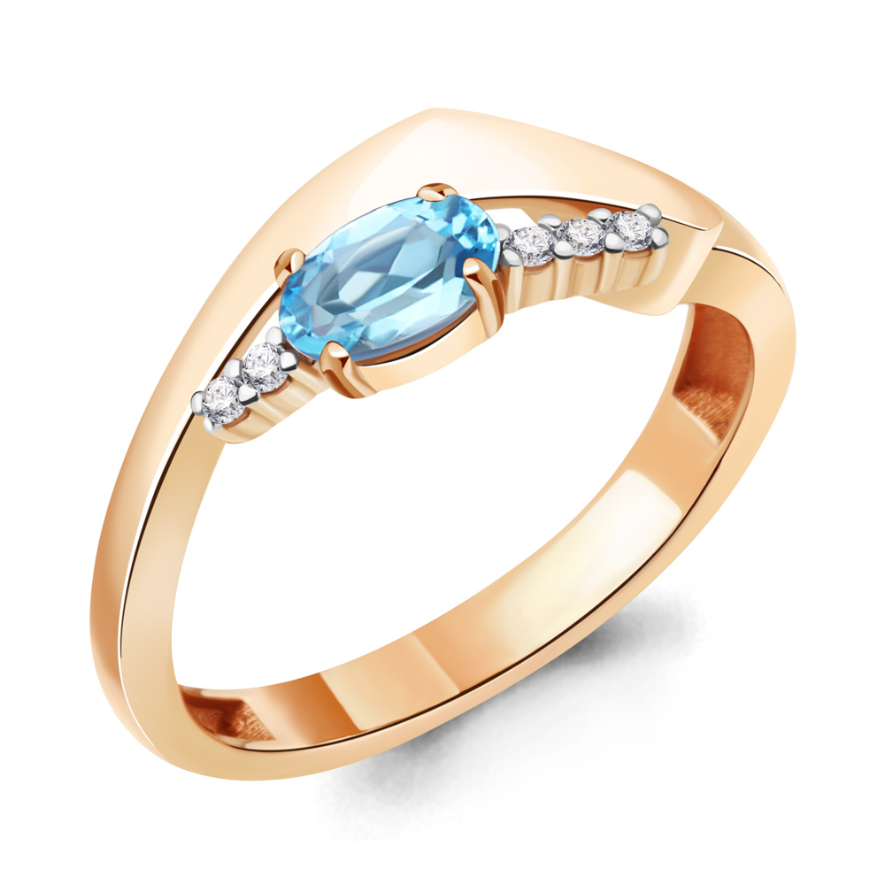 Кольцо из серебра с топазом\фианитом Aquamarine Aquamarine 6967905А_925_з р, 6967905А_925_з
Кольцо из серебра с топазом\фианитом Aquamarine Aquamarine 6967905А_925_з р, 6967905А_925_з