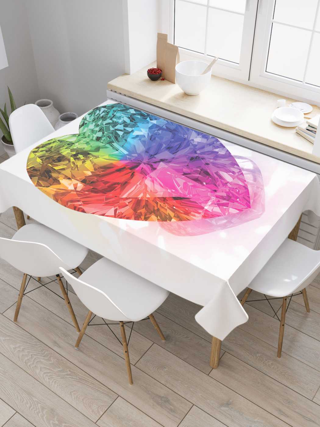 Скатерть прямоугольная JoyArty "Радужная драгоценность" из оксфорда, 180x145 см, Красный, Радужная драгоценность
Скатерть прямоугольная JoyArty "Радужная драгоценность" из оксфорда, 180x145 см, Красный, Радужная драгоценность